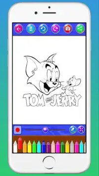 Tom & Jerry Coloring Books Screen Shot 1