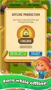 Idle Farm Tycoon - a Cash, Inc and Money Idle Game Screen Shot 1