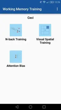 Working Memory Training Screen Shot 0