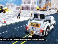 Winter Snow Truck Excavator 3D Screen Shot 1