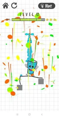 Happy Game - Make Game Happy Glass By Draw lines Screen Shot 2