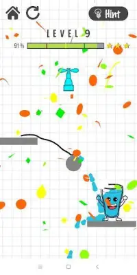 Happy Game - Make Game Happy Glass By Draw lines Screen Shot 3