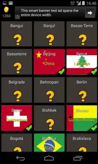 Capital City to Country Quiz Screen Shot 7