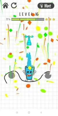 Happy Game - Make Game Happy Glass By Draw lines Screen Shot 0