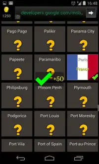 Capital City to Country Quiz Screen Shot 5