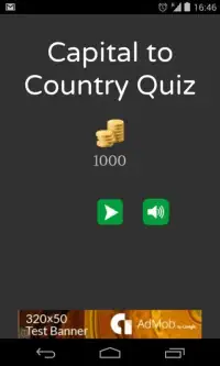 Capital City to Country Quiz Screen Shot 8