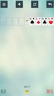 FreeCell X (Carta blanca) - Solitario de cartas Screen Shot 0