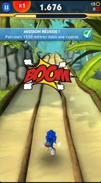 Super Sonic Dash Runners Adventure 3D Screen Shot 2