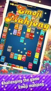 Mahjong For Emoji Screen Shot 1