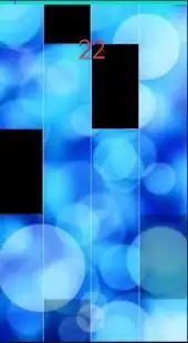 Blue Piano Tiles 2018 Screen Shot 0