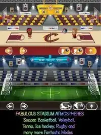 olahraga kepala: sepak bola kepala, bola basket Screen Shot 5