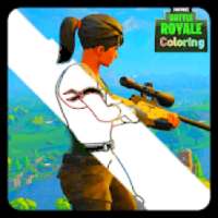 Fortnite Battle Royale Coloring Kids