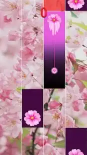 Pink Flowers Piano Tiles 2019 Screen Shot 0
