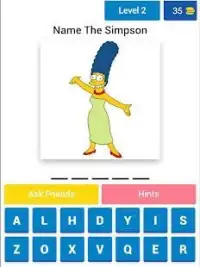 Guess The Simpsons Quiz Screen Shot 7