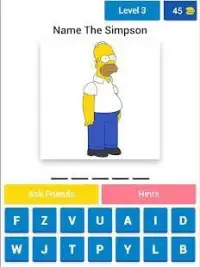 Guess The Simpsons Quiz Screen Shot 6