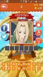 Naruto Quiz Screen Shot 2