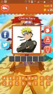 Naruto Quiz Screen Shot 7