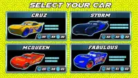 Storm vs Mcqueen Car Lightning Race Screen Shot 2