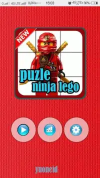 game puzzle of ninja the lego Screen Shot 1