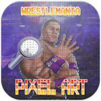Wrestlemania Pixel Art - John Cena Color By Number