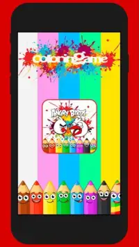 Coloring Angry Bird for Kids Screen Shot 3