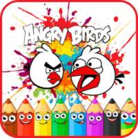 Coloring Angry Bird for Kids