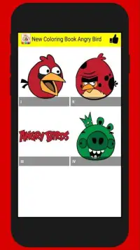 Coloring Angry Bird for Kids Screen Shot 2