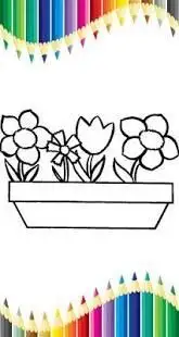 Flowers Coloring Pages Screen Shot 3