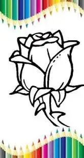 Flowers Coloring Pages Screen Shot 1