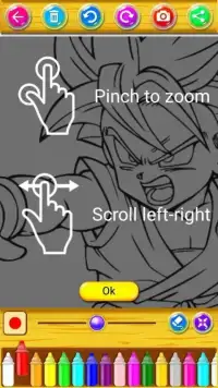Learn to color Dragon Ball Screen Shot 8