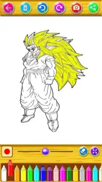 Learn to color Dragon Ball Screen Shot 1