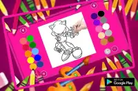 Coloring Book For Sonic Game 2018 Screen Shot 2