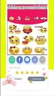 sweet Emoji Photo phone 2018 Screen Shot 0