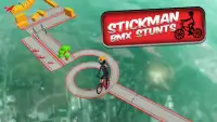 Stickman BMX Stunts Screen Shot 1