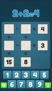 2+2=4. Free math puzzle game Screen Shot 2