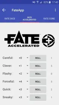 FATE App Screen Shot 3