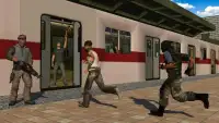 FPS Rescue Hero: Save Hijack Train Screen Shot 9
