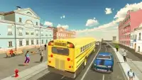 Modren School Bus Up Hill Driving:Summer Trip Screen Shot 5