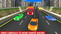 Traffic Racing Highway Car : Endless Racer Screen Shot 1