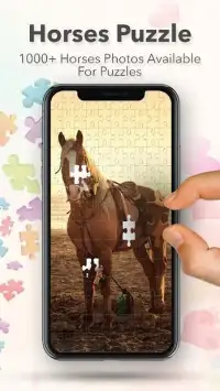 Horse Jigsaw Puzzle Screen Shot 1
