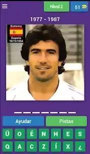 Real Madrid Jugadores Historia Quiz Screen Shot 15