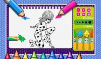 Coloring For Ladybug -Cat Noir Colouring Book Screen Shot 1
