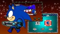 Subway Super Sonic Adventure : Hedgehog Zombie Run Screen Shot 1