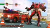 Truck Robot Fire Fighter Real War Simulator * Screen Shot 5