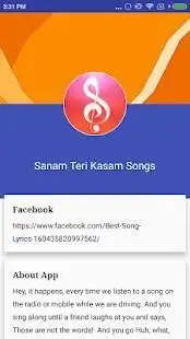Sanam Teri Kasam Songs Screen Shot 16