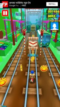 Subway Train Surf : Fast Run Screen Shot 0