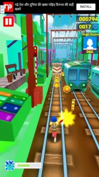 Subway Train Surf : Fast Run Screen Shot 1