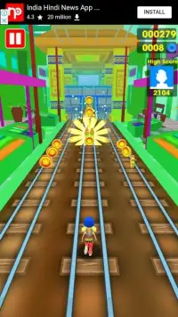 Subway Train Surf : Fast Run Screen Shot 3