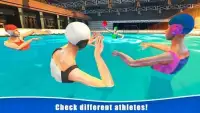 Water Polo Swimming Sports Game 3D Screen Shot 1