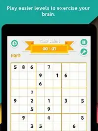 Premium Sudoku Crossword Puzzle Logic with numbers Screen Shot 1